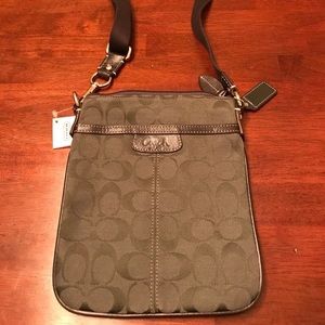 Coach green crossbody bag NWT